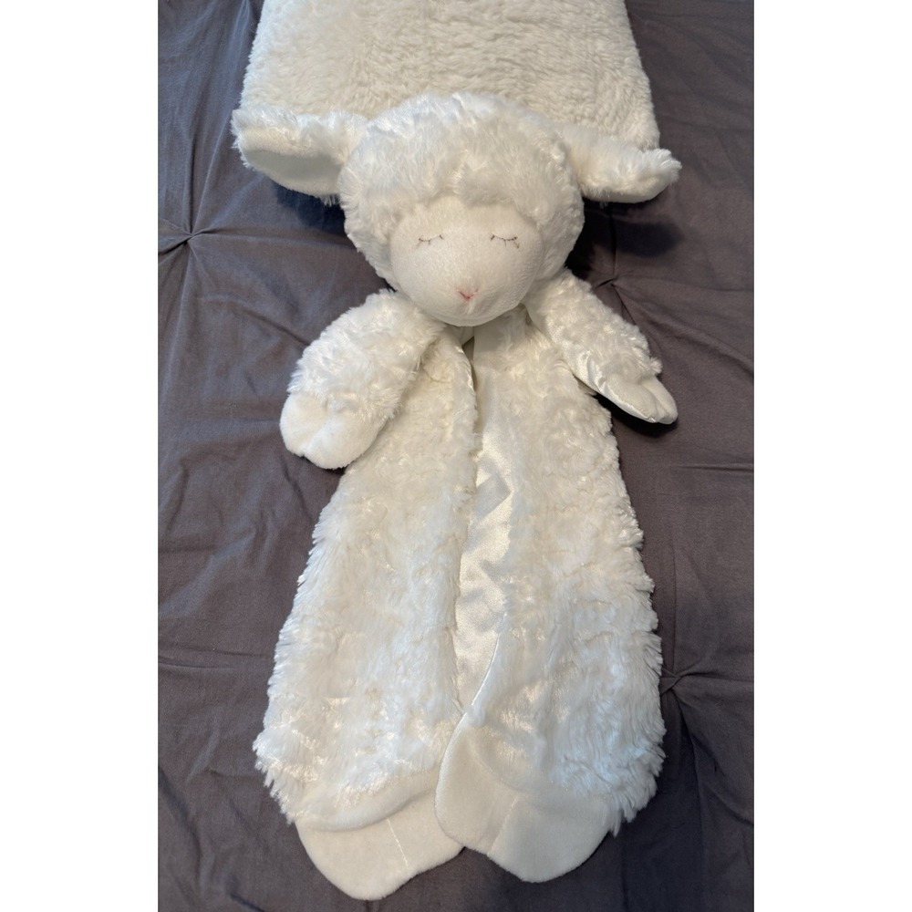 Baby GUND Huggybuddy Winky 16" White Lamb Lovey/Plush Stuffed Animal